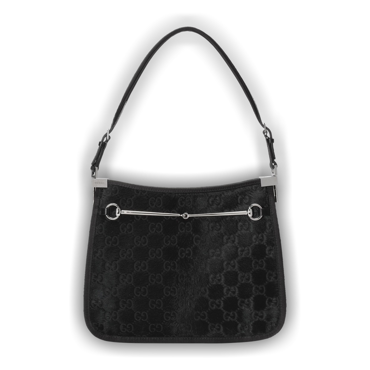 【セール 】グッチ☆HORSEBIT ロゴ レザーショルダー☆764191 Buy Gucci Horsebit Slim Shoulder Bag 'Black' - 764191 AACUI