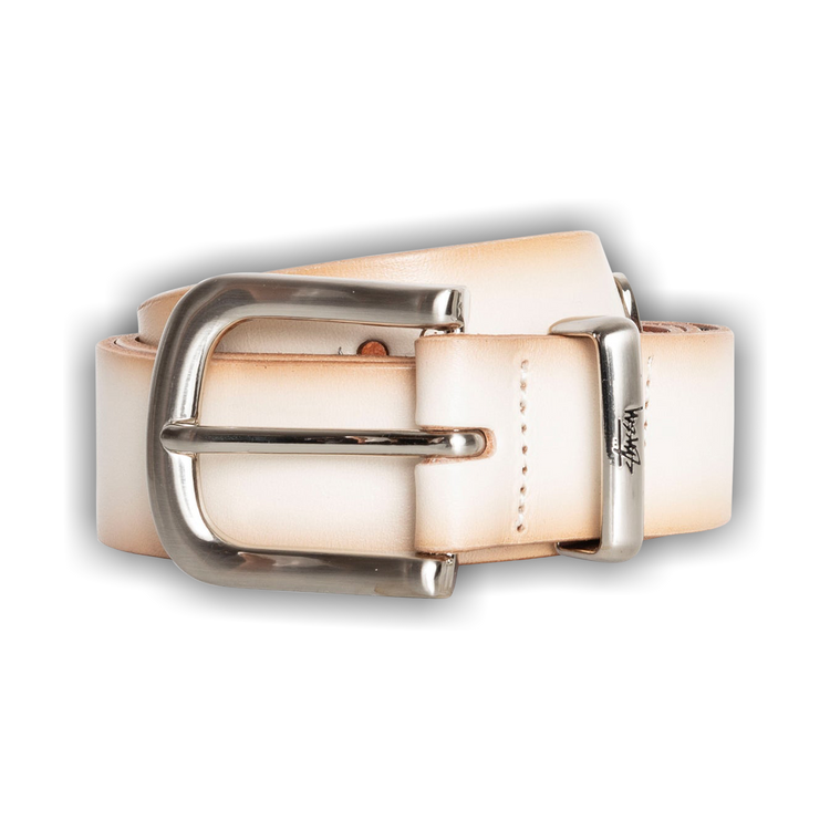 Buy Stussy Metal S Tip Belt 'Bone' - 135191 BONE | GOAT