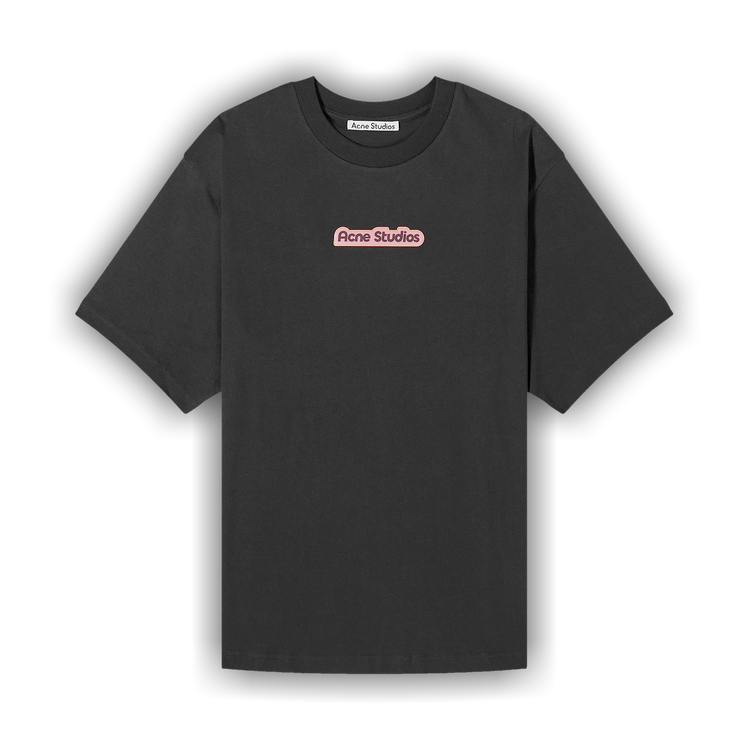 Buy Acne Studios Patch Logo T-Shirt 'Black/Pink' - BL0389
