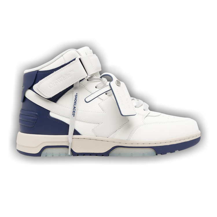 Buy Off-White Out of Office Mid 'White Navy' - OMIA259F23LEA005