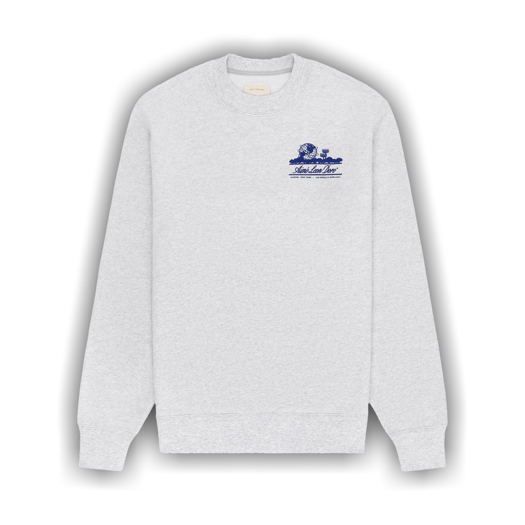 Buy Aimé Leon Dore Unisphere Crewneck Sweatshirt 'Silver Mix