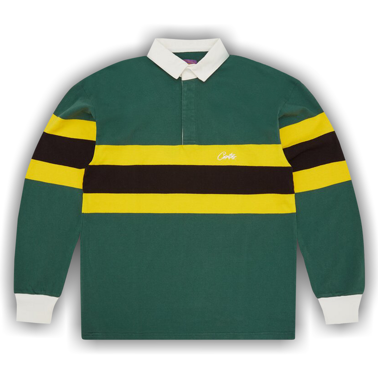 Buy Corteiz Rugby Shirt 'Forest Green' - 7892 1SS2401001RS FORE | GOAT