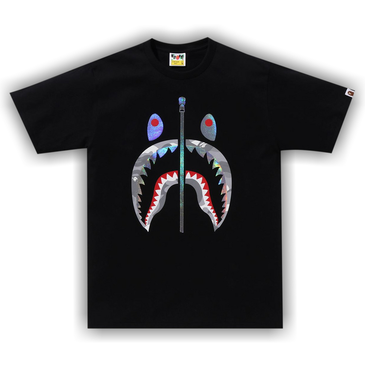Buy BAPE City Camo Shark Tee Black Grey 1K30 110 026 BLACK GREY GOAT CA