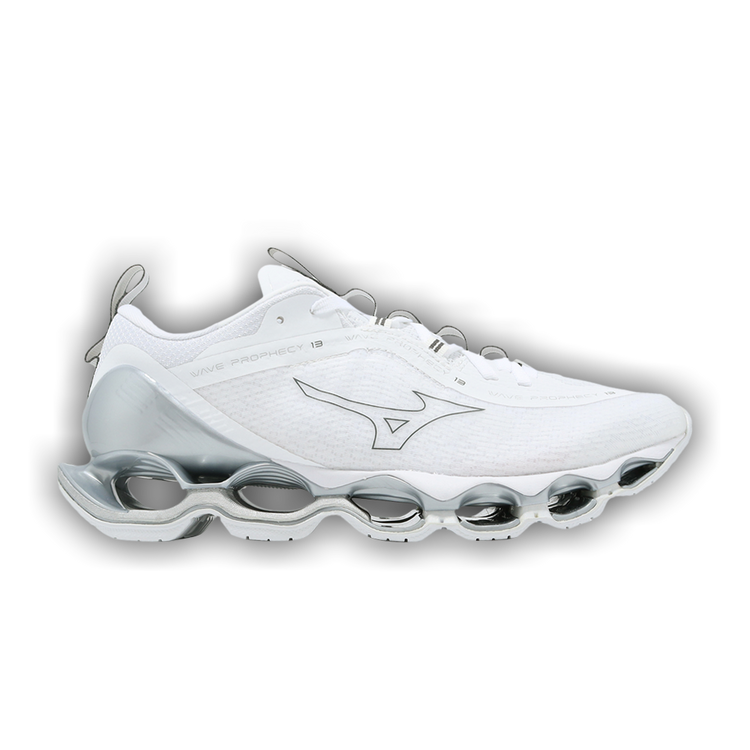 ●PROPHECY Mizuno Wave Prophecy LS Sneakers in Silver Cloud/Black/Opal