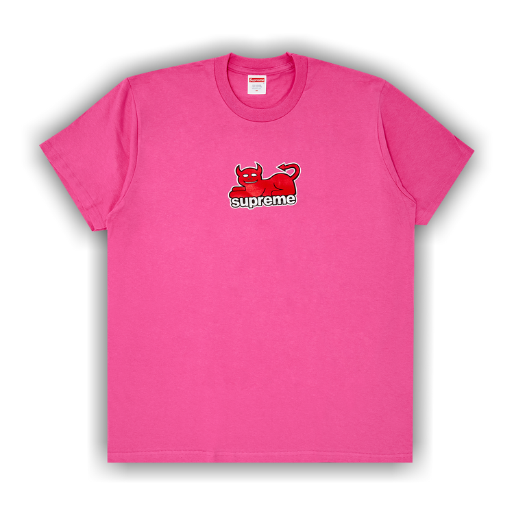 Buy Supreme x Toy Machine Devil Cat Tee 'Fuchsia' - SS24T2