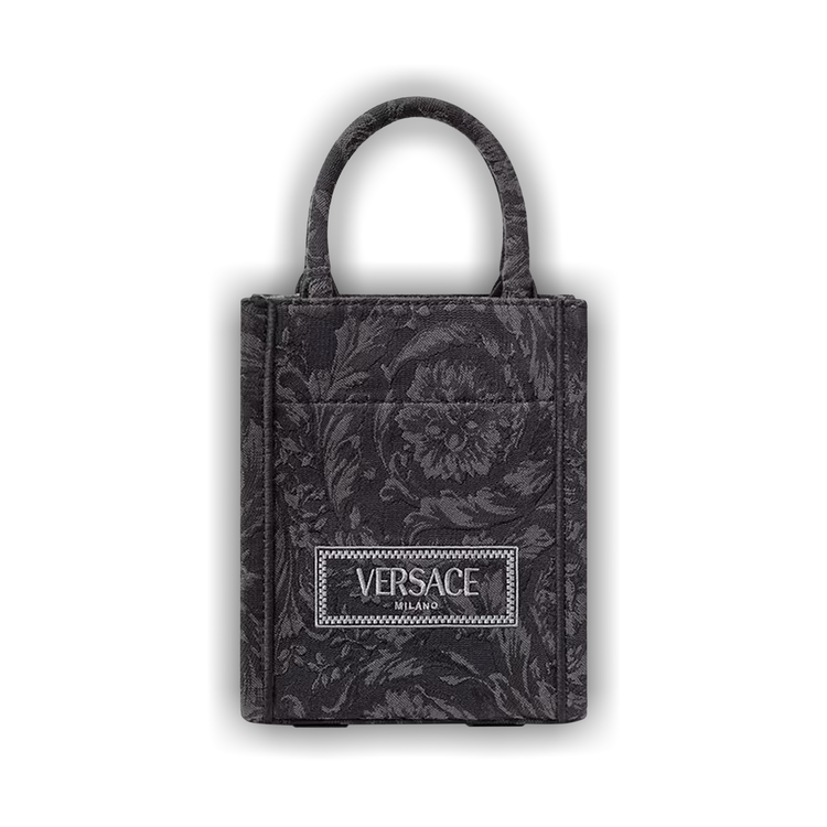 Buy Versace Barocco Athena Mini Tote Bag 'Black' - 1011565