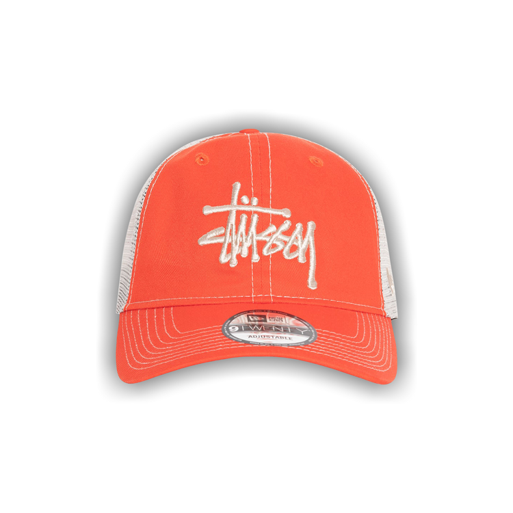 Stussy 9TWENTY オレンジキャップ New Era 9TWENTY Basic Strapback – Dim Orange | Headwear | Stüssy