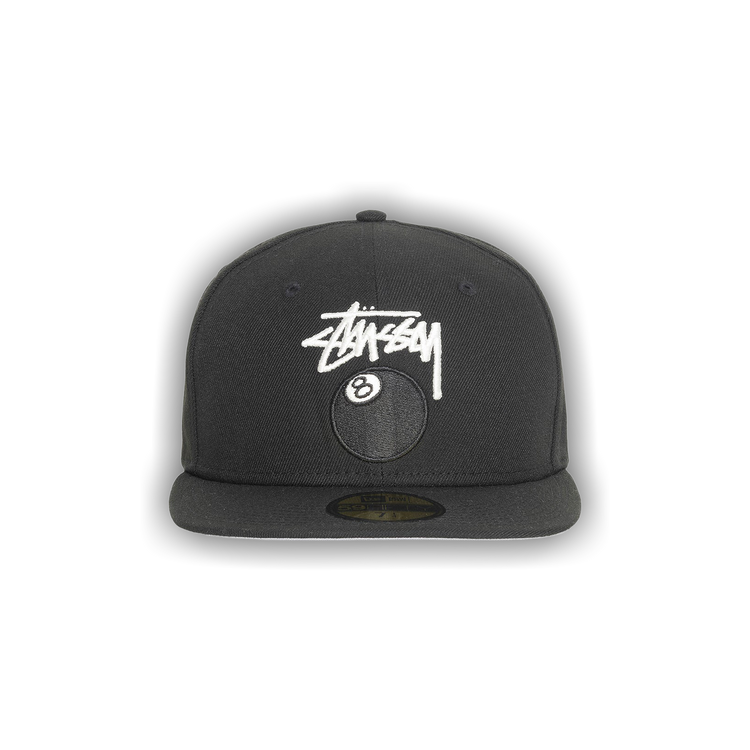 Buy Stussy New Era 59Fifty 8 Ball Stock 'Black' - 1311129 BLAC | GOAT