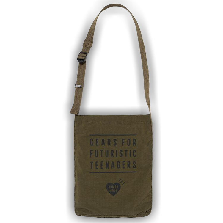 Buy Human Made Military Shoulder Bag 'Olive Drab Buy Human Made Military Shoulder Bag 'Olive Drab