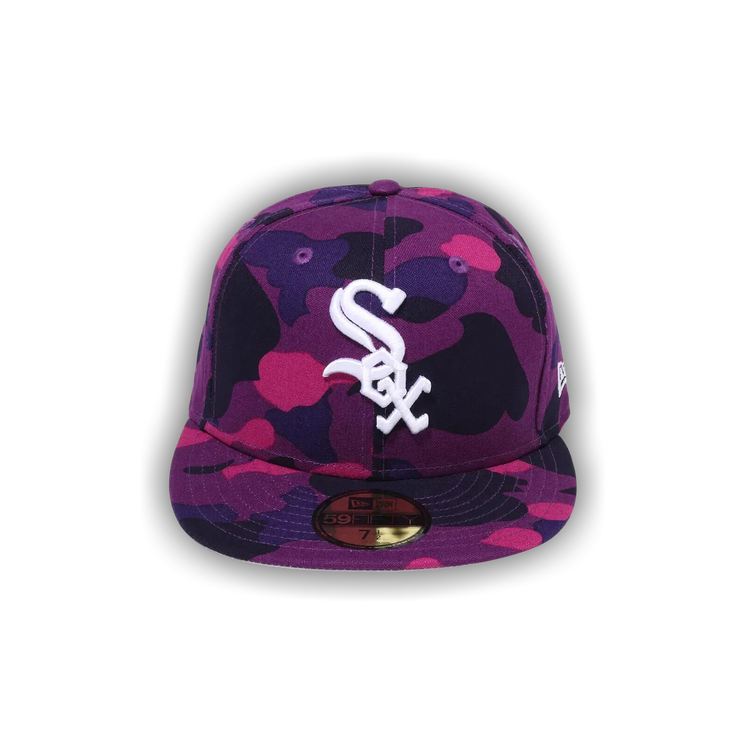 Buy BAPE x MLB x New Era Chicago White Sox 59FIFTY Cap 'Purple' - 1K23 180  903 PURPLE | GOAT