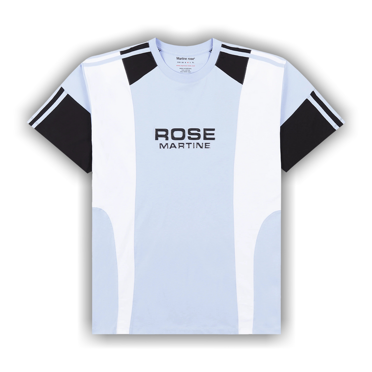 Buy Martine Rose Oversized Panelled T-Shirt 'Blue/White