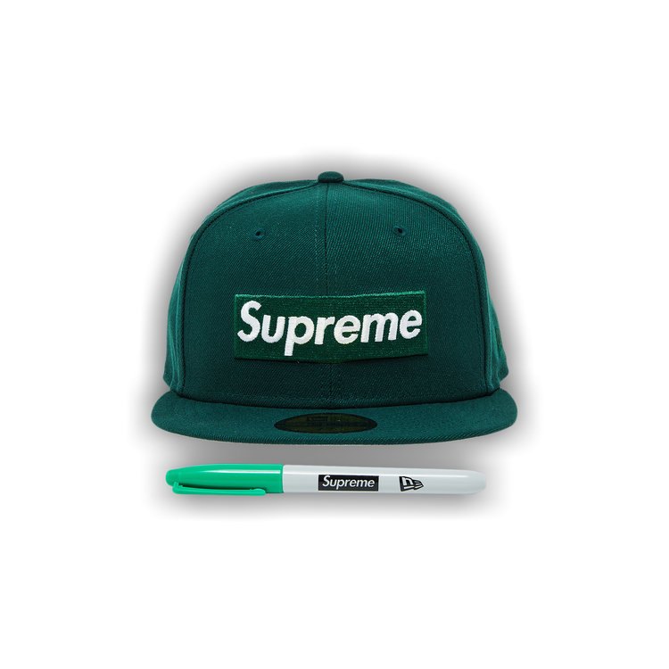 Buy Supreme Sharpie Box Logo New Era 'Dark Green' - SS24H6
