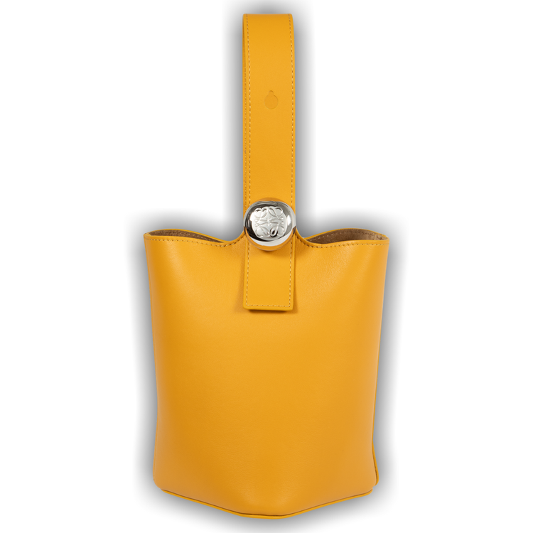 Buy Loewe Pebble Bucket Mini 'Sunflower' - AANBBBMX01 8478