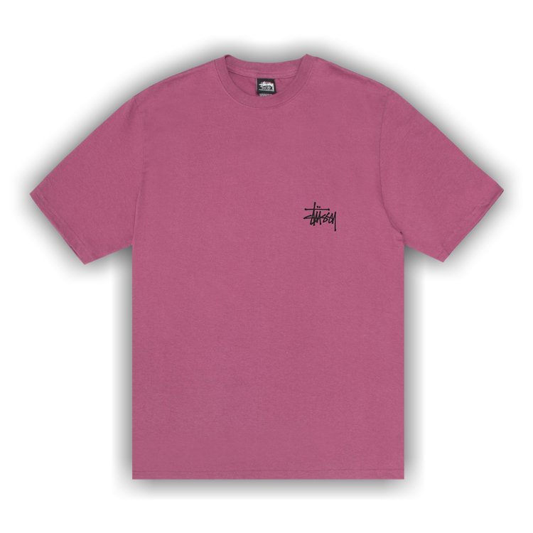 Buy Stussy Basic T-Shirt 'Berry' - 1905000 BERR | GOAT