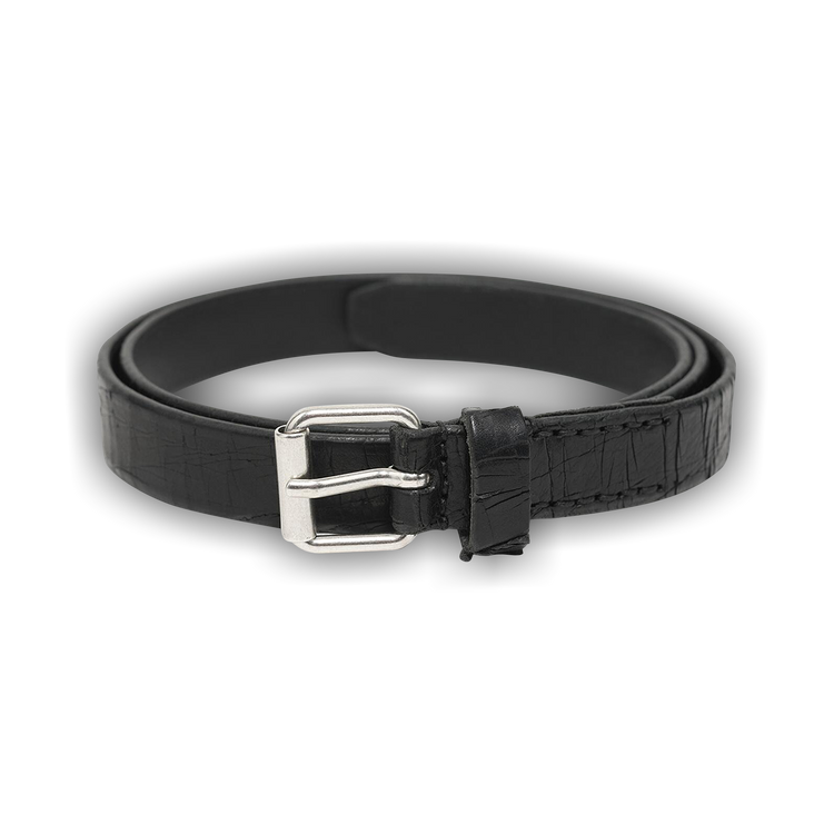 Buy Our Legacy Belt 'Laser Crack Black' - A22483L | GOAT