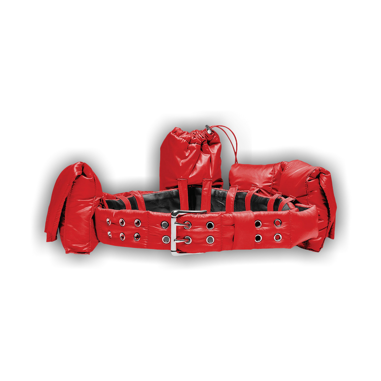 Buy Aris Tatalovich Puffer Cargo Belt 'Red' - ATFW23A01 RED