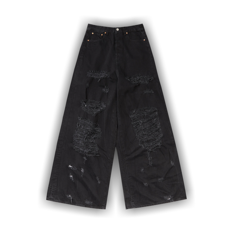 Buy Vetements Destroyed Baggy Jeans 'Yellow' - UE54PA240B