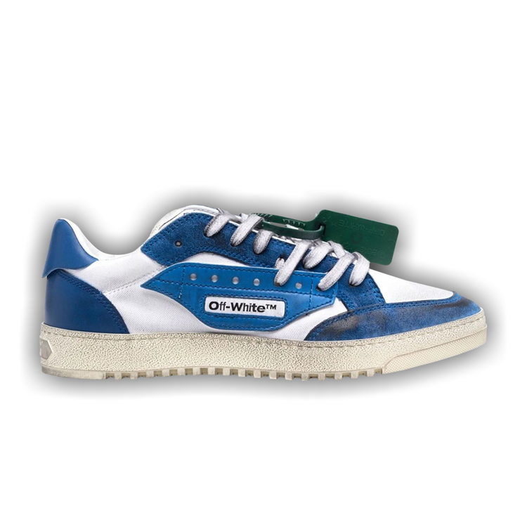 ★日本の職人技★ Buy Off-White 5.0 Low 'Vintage Finish - White Cobalt Blue フェイスクリーム