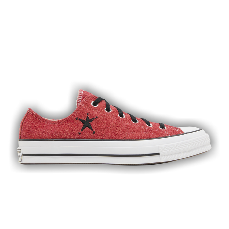 Buy Stussy x Chuck 70 Low 'Poppy Red' - A07664C | GOAT