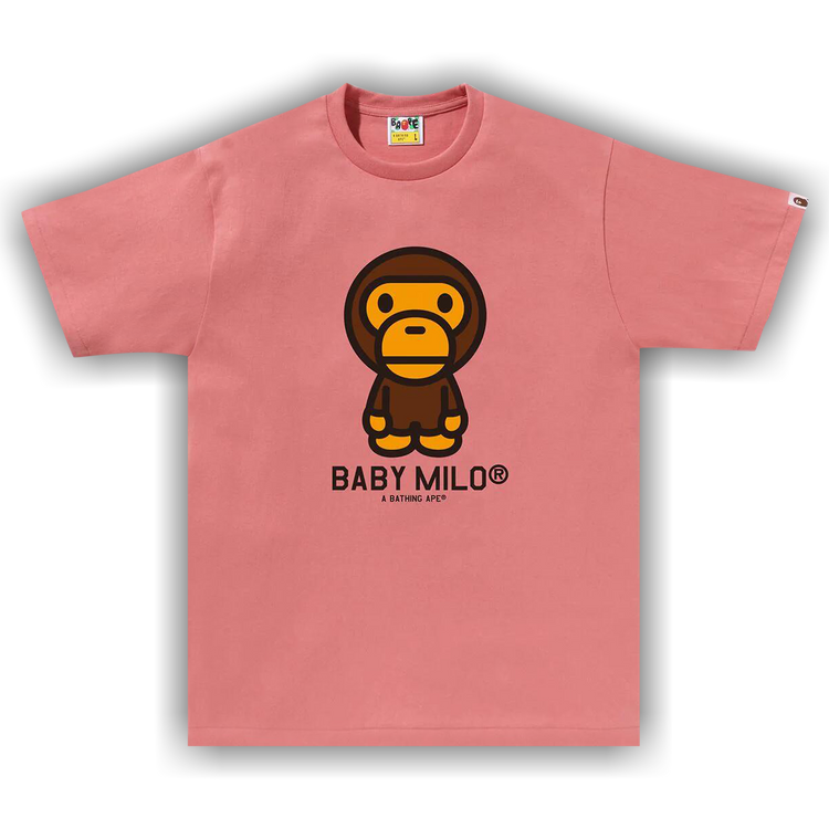 Buy BAPE Baby Milo Tee 'Pink' - 2K30 110 001 PINK | GOAT
