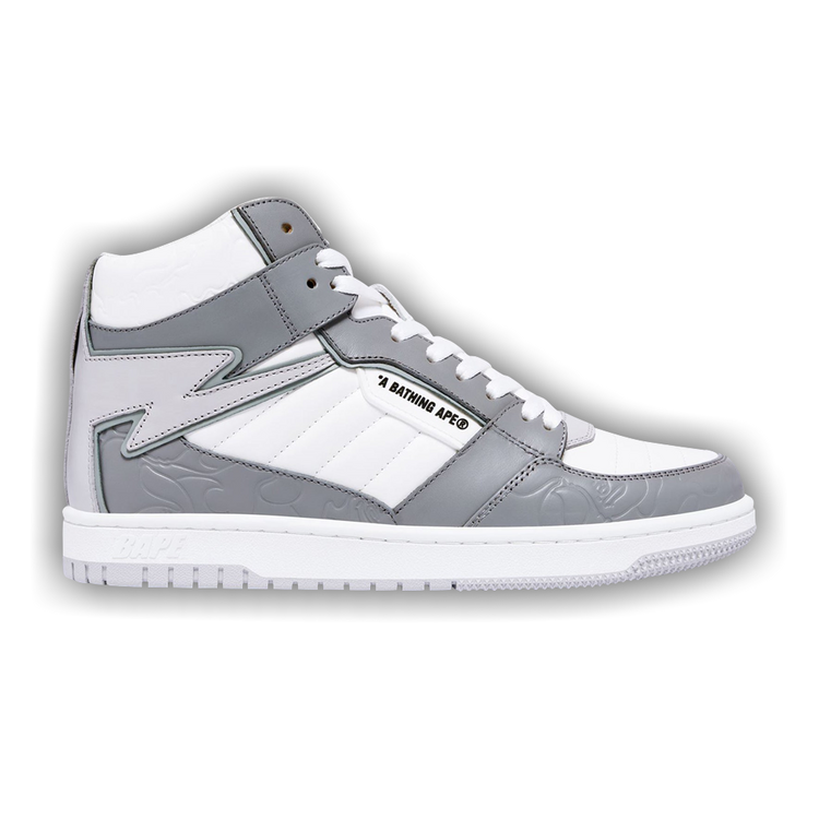 BAPE STA ホワイト/グレー スニーカー BAPE STA OS #3（スニーカー）｜A BATHING APE（アベイシング