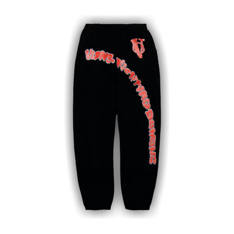 Buy Vlone x Juice WRLD FD Circle Sweatpants 'Black' - 1020