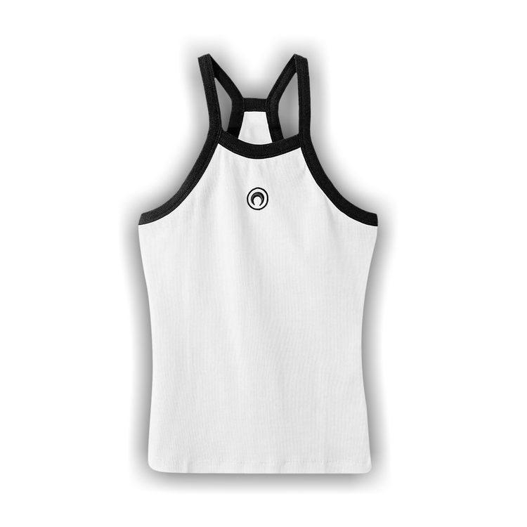 Marine Serre｜SLEEVELESS (WTT029ACJER0008 WH10) Marine Serre Cotton Tank Top — SLOW WAVES