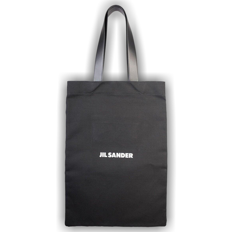 jil sander ロゴトートバッグ Jil Sander ☆ ロゴ キャンバス トートバッグ [正規品/関税込
