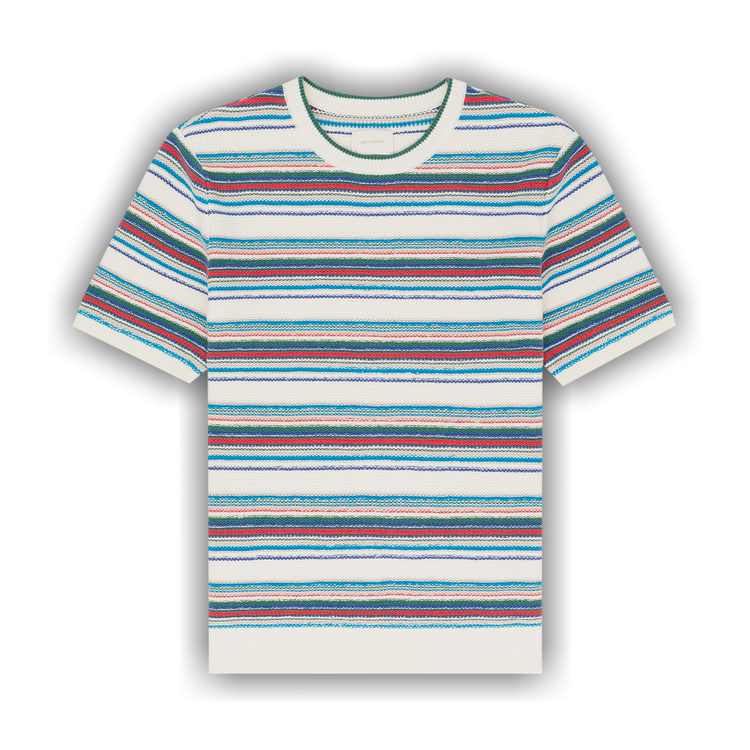 Buy Aimé Leon Dore Jacquard Striped Sweater Tee 'Multicolor