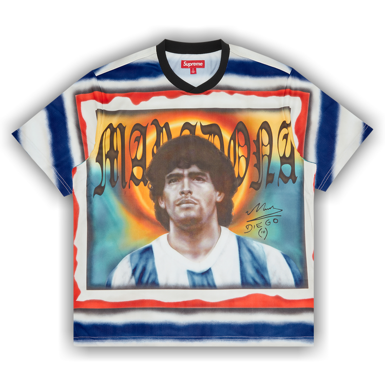 Buy Supreme Maradona Soccer Jersey 'Multicolor' - SS24KN79 