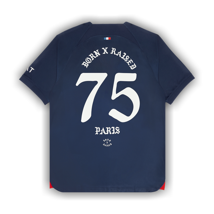 Buy Paris Saint-Germain x Born x Raised Paris Jersey 'Navy' - 4692  1SS240109BXRPJ NAVY | GOAT