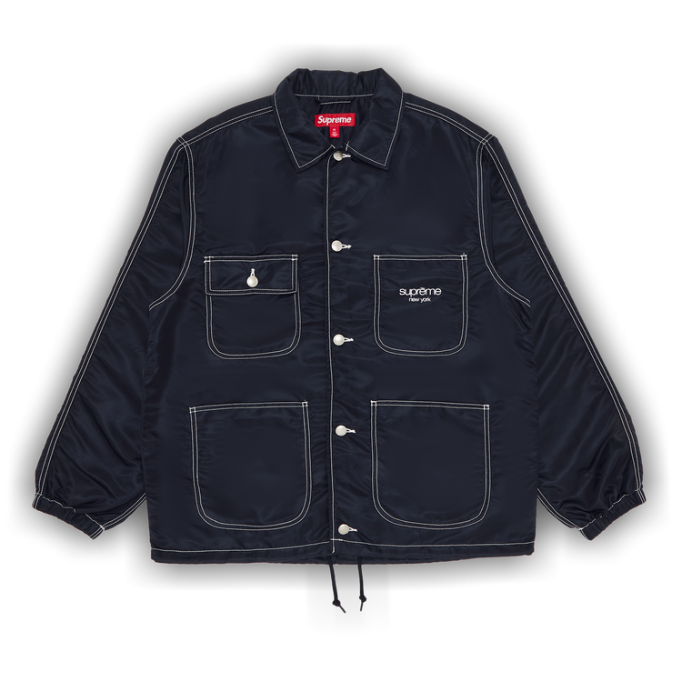 Size l Supreme Nylon Chore Coat 'Navy'
