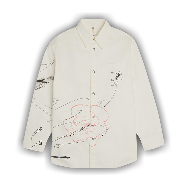 Buy OAMC Scribble Tower Shirt 'Off White' - 24E28OAU64 COT00982