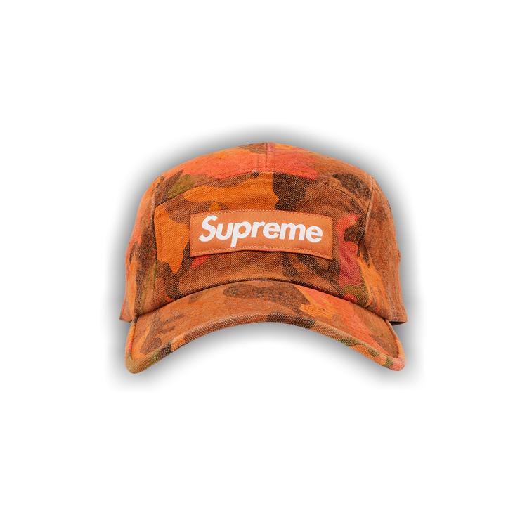 Buy Supreme Washed Canvas Camp Cap 'Orange Camo' - SS24H34 ORANGE
