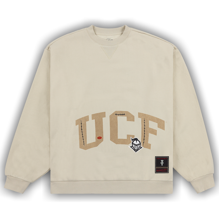 Buy Cactus Jack by Travis Scott x Mitchell Ness University Of Central Florida Crewneck Tan FC9327 UCF TAN GOAT