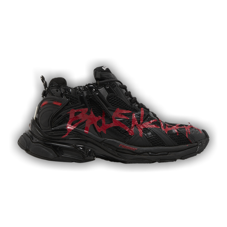 Buy Balenciaga Runner Sneaker Graffiti Black Red 677403 W3RBQ 1060 GOAT CA