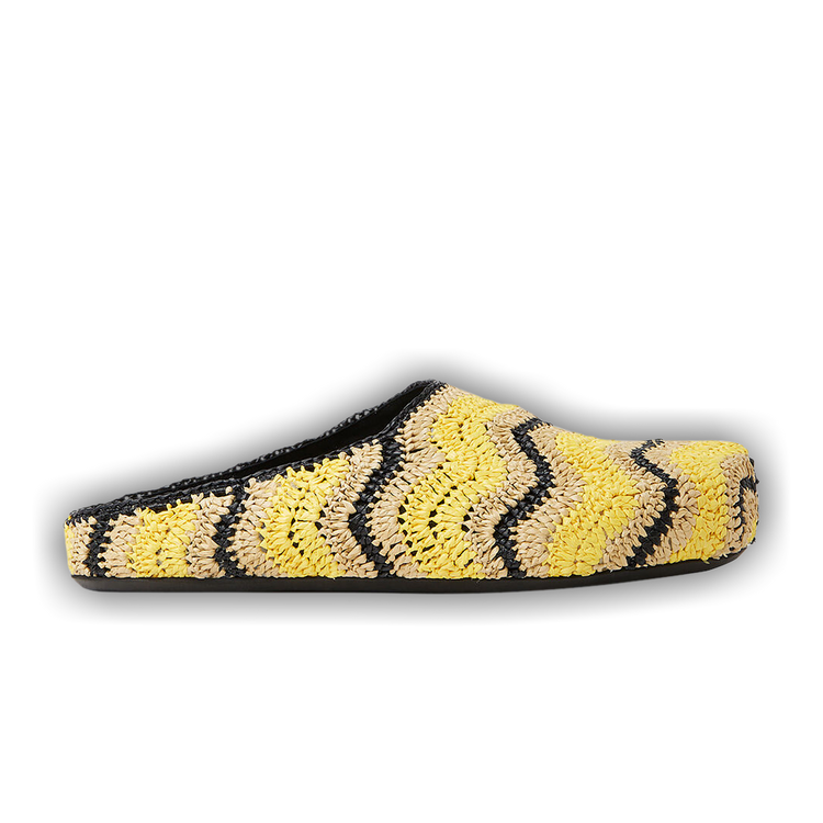 Buy No Vacancy x Marni Fussbett Sabot Raffia Mules 'Yellow