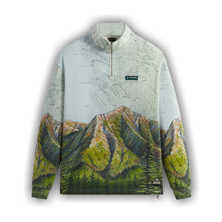 Buy Kith For Columbia Big Sur Quarter Zip 'Arrival' - KHM032098