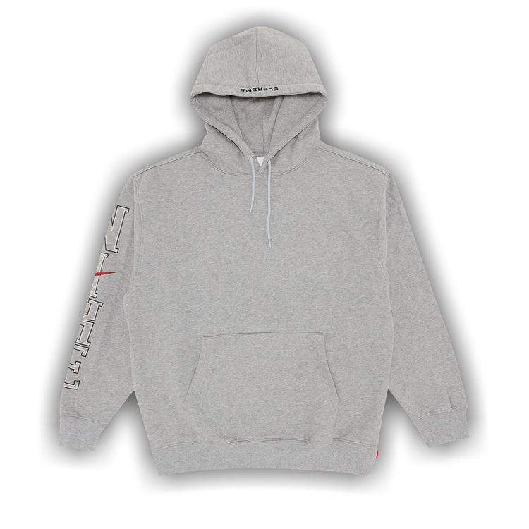 Buy Supreme x Nike Hooded Sweatshirt 'Heather Grey' - SS24SW1 