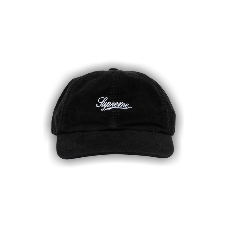 Buy Supreme Lightweight Moleskin 6-Panel 'Black' - SS24H84
