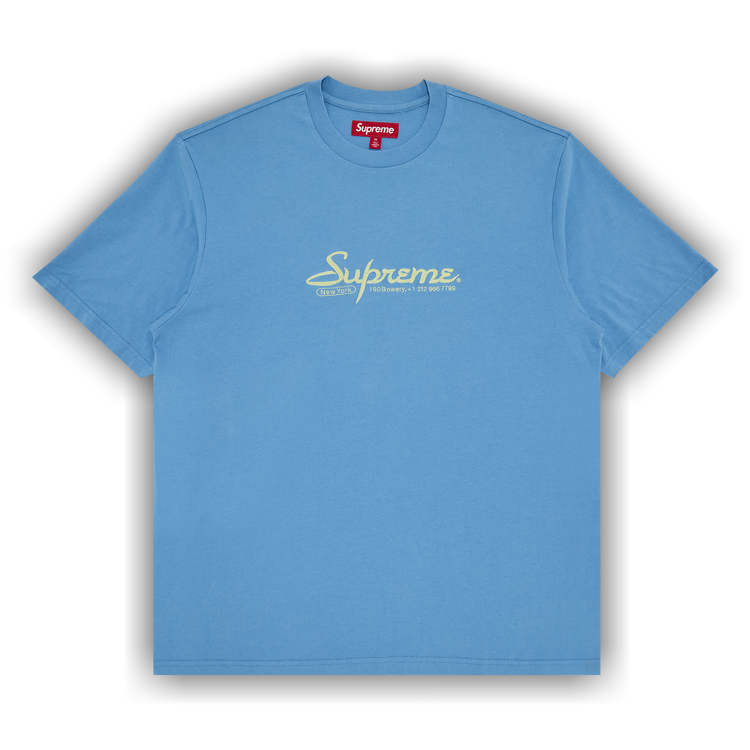 Buy Supreme Contact Short-Sleeve Top 'Dusty Blue' - SS24KN78