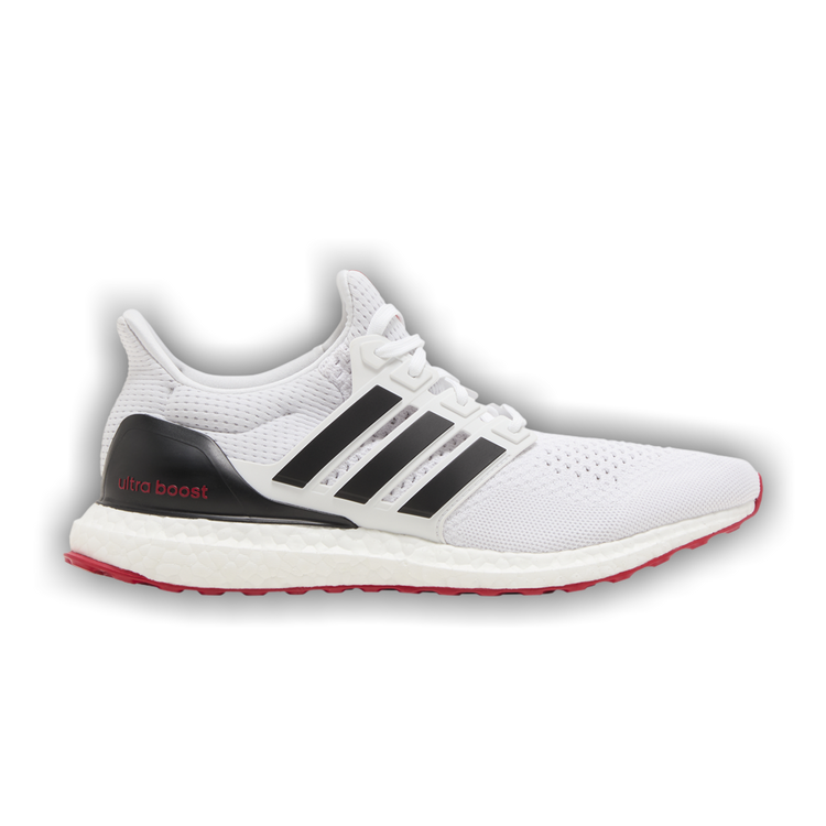 Adidas ultra boost white scarlet clearance