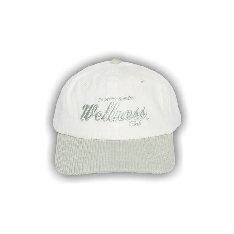 Buy Sporty & Rich Draft Corduroy Hat 'White' - AC039S412DW