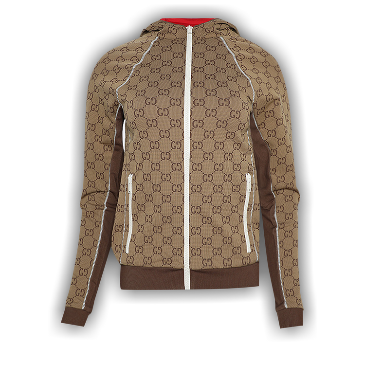 Buy Gucci Hooded Jacket 'Beige/Ebony' - 715527 XJETY 9742 | GOAT