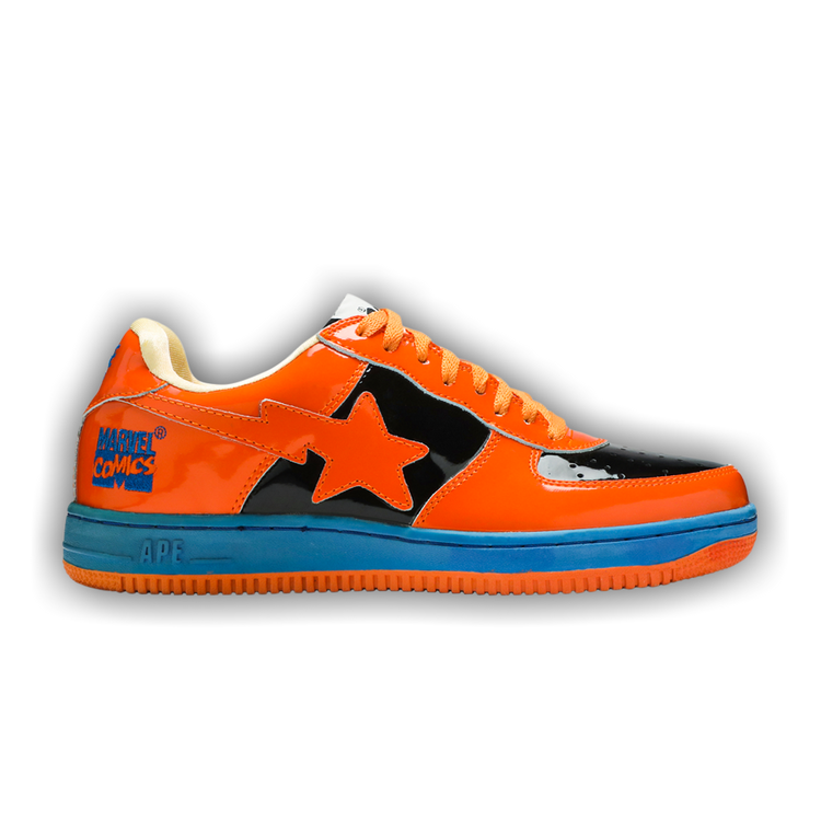 その他 A BATHING APE BAPE STA \"Human Torch\" A Bathing Ape Bape Sta Low Marvel Comics Human Torch Men's
