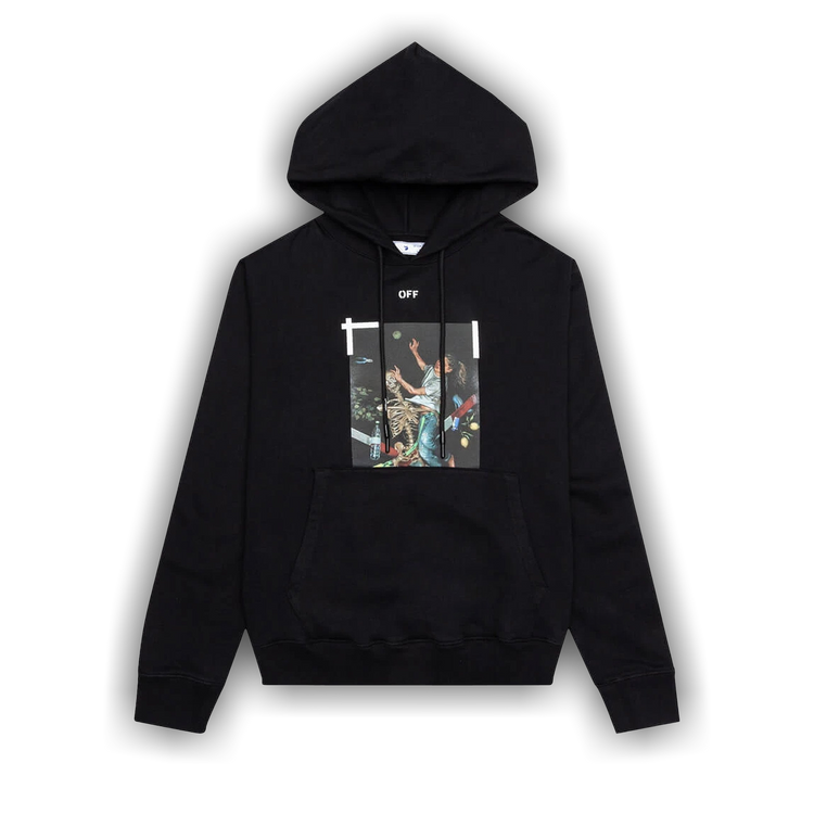 トップス OFF-WHITE PASCAL PRINT SLIM HOODIE 20AW Buy Off-White Pascal Print Slim Hoodie 'Black/White