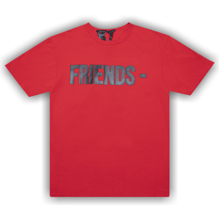 Buy Vlone Friends T-Shirt 'Red/Black' - 1020 100000103FTS RED | GOAT