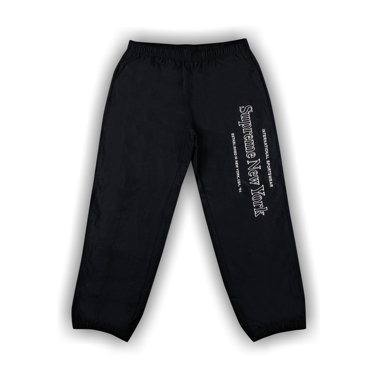 Supreme Side Logo Track Pant Black S シュプリーム サイドロゴ