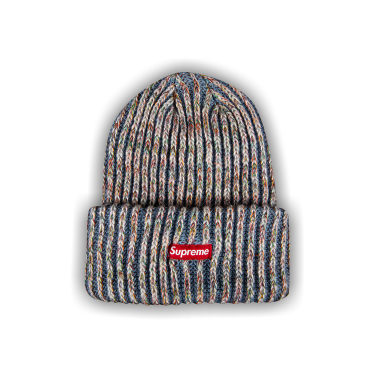 Buy Supreme Rainbow Knit Loose Gauge Beanie 'Light Blue