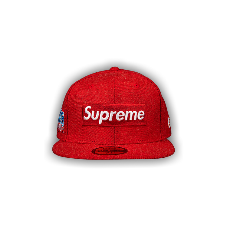 Red supreme hat cheap
